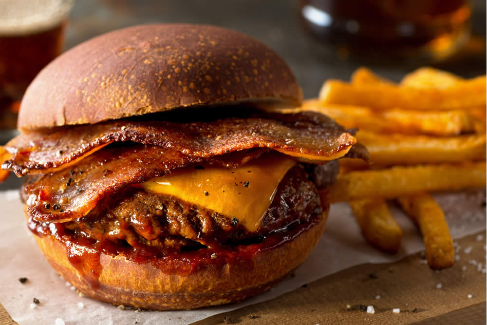Fast Food Hamburger