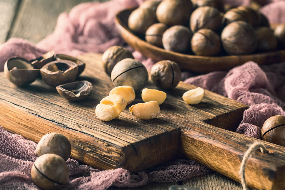 Noci di Macadamia 2019 | Sapore, Proprietà | Calorie, Benefici