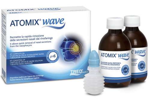 In questa recensione parliamo di ATOMIX ® Wave (dispositivo medico per l'igiene del rinofaringe, per il trattamento e la prevenzione di riniti, raffreddori e sinusiti), analizzandone ingredienti, efficacia, uso, prezzo ed effetti collaterali